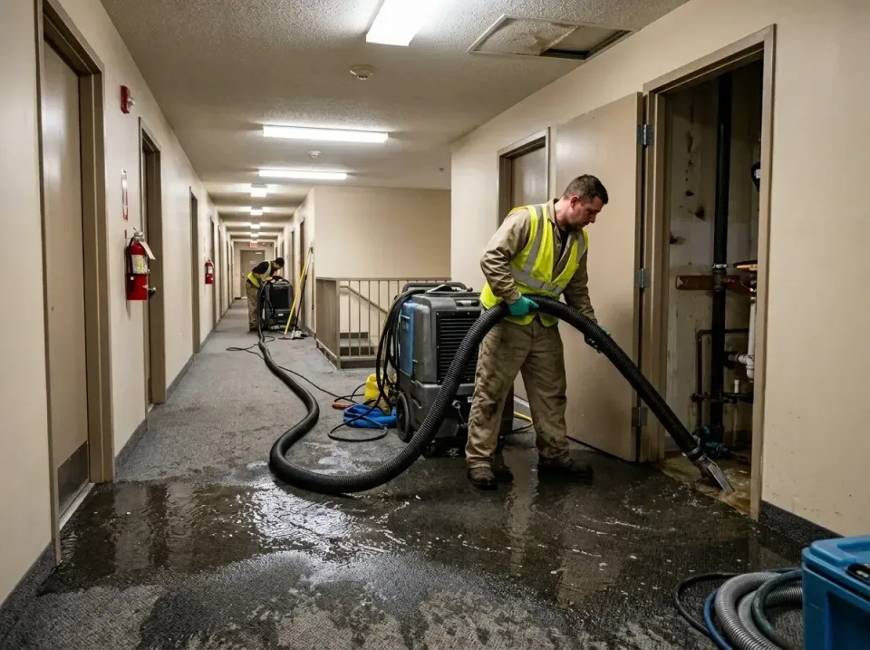 multi-unit-apartment-hallway-f-005 — frequently asked questions, Emergency Burst Pipe Water Extraction & Removal in Massac,…